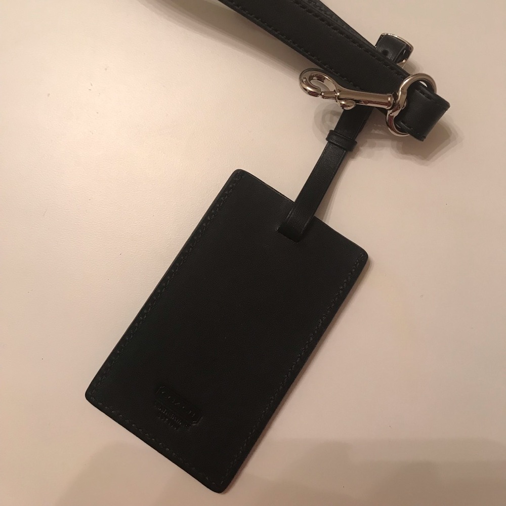 Coach Luggage Strap and Tag